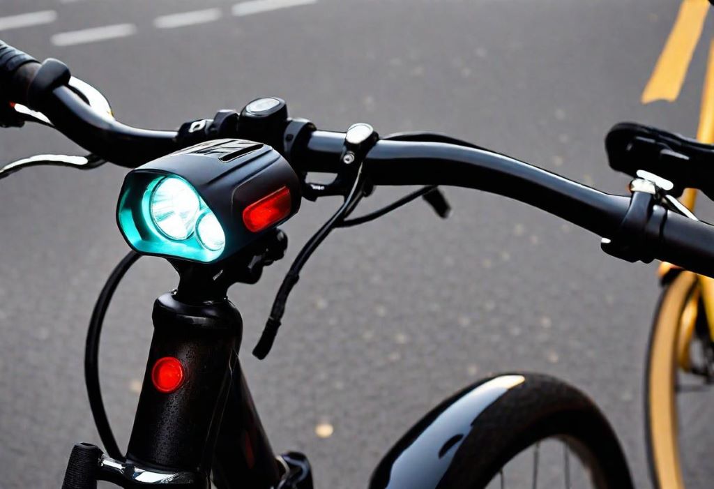 bike light with front view